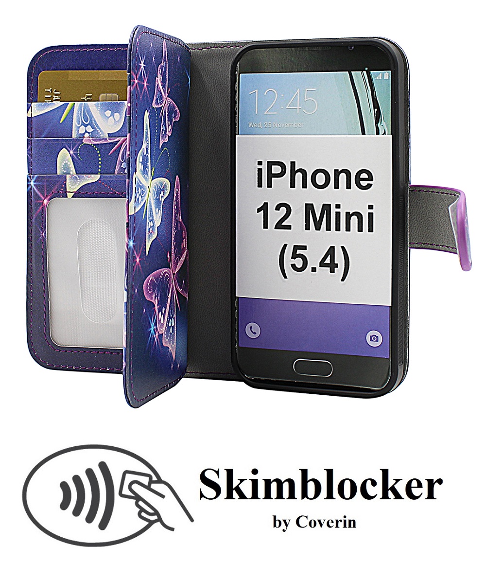 CoverInSkimblocker XL Magnet Designwallet iPhone 12 Mini (5.4)