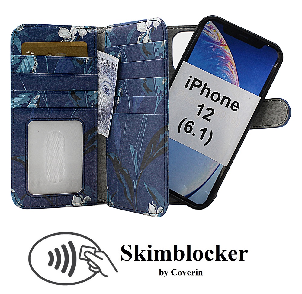 CoverInSkimblocker XL Magnet Designwallet iPhone 12 (6.1)
