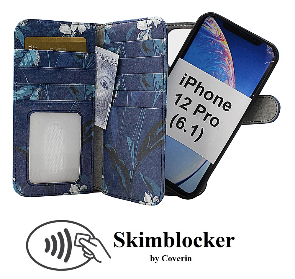 CoverInSkimblocker XL Magnet Designwallet iPhone 12 Pro (6.1)