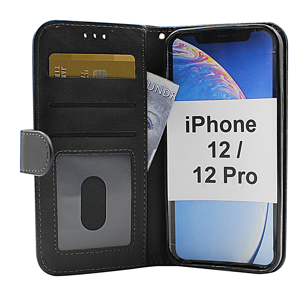 billigamobilskydd.seZipper Standcase Wallet iPhone 12 / 12 Pro (6.1)