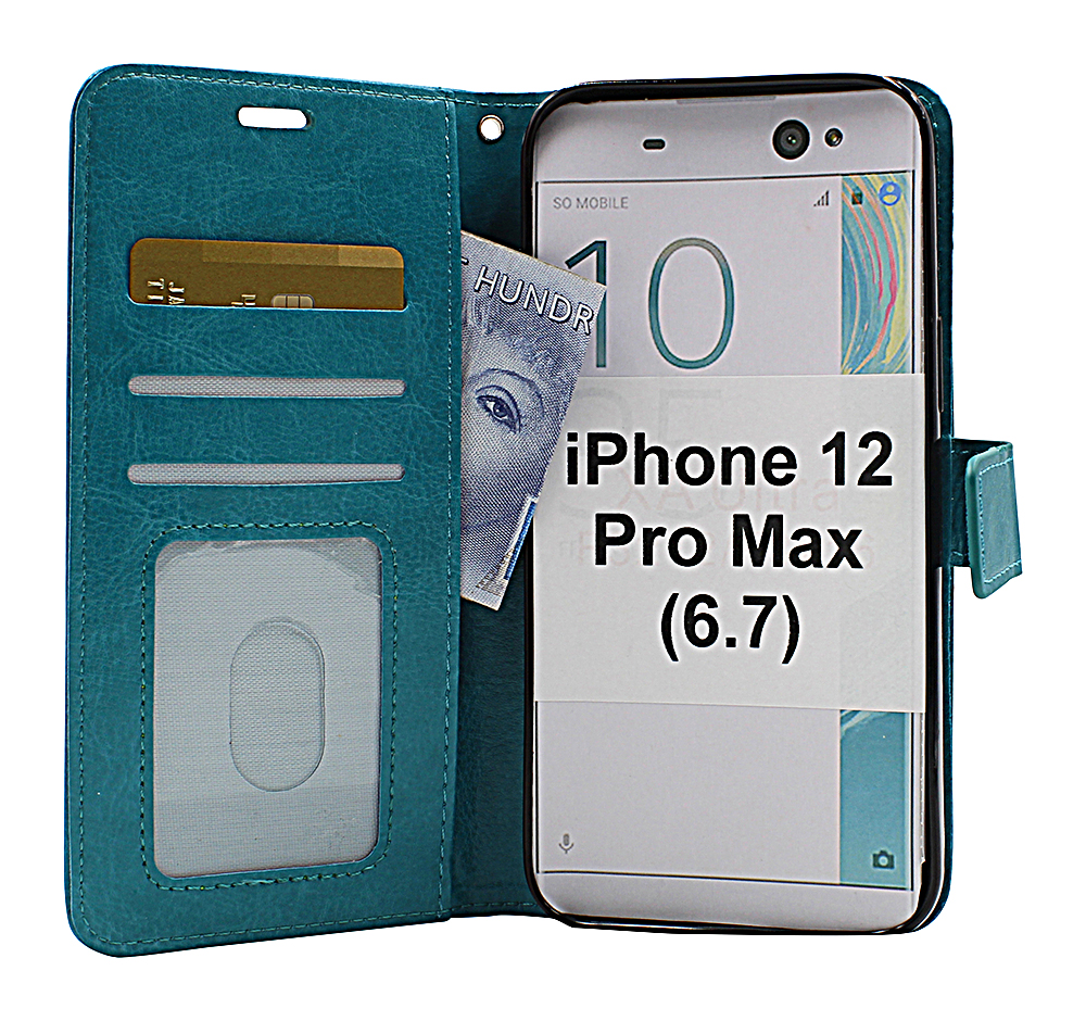 billigamobilskydd.seCrazy Horse Wallet iPhone 12 Pro Max (6.7)