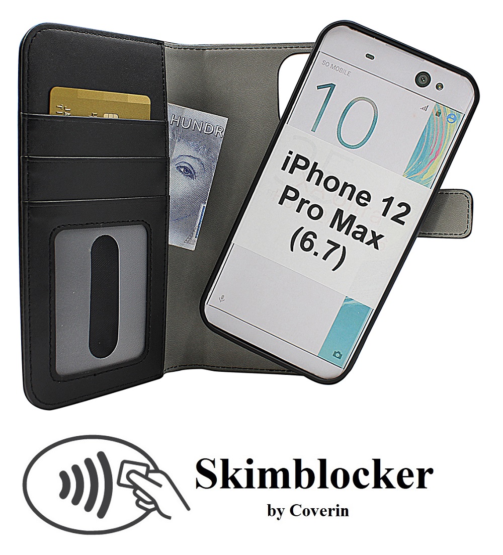 CoverInSkimblocker Magnet Fodral iPhone 12 Pro Max (6.7)