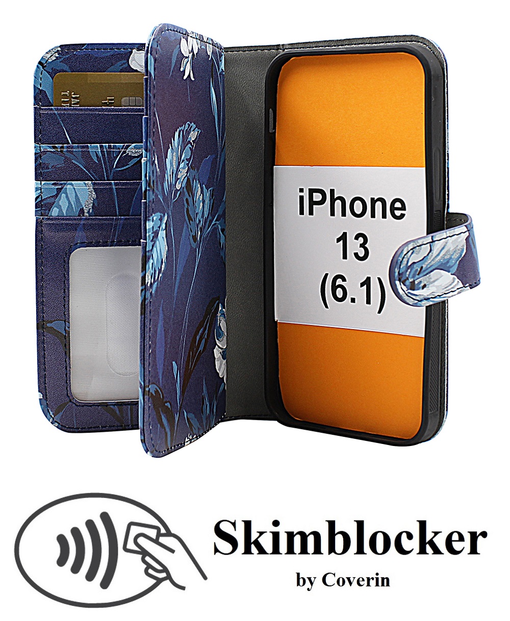 CoverInSkimblocker XL Magnet Designwallet iPhone 13 (6.1)