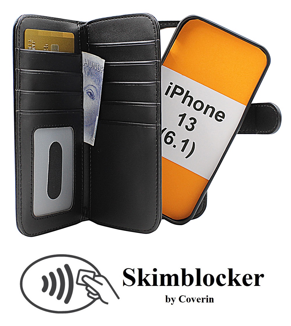 CoverInSkimblocker XL Magnet Fodral iPhone 13 (6.1)