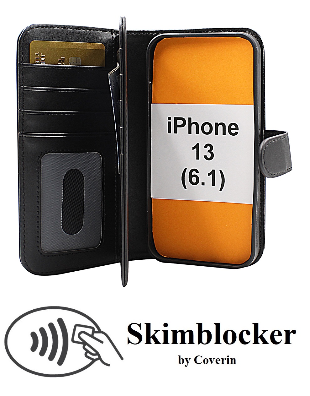 CoverInSkimblocker XL Magnet Fodral iPhone 13 (6.1)