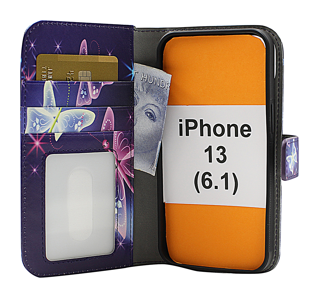 CoverInSkimblocker Magnet Designwallet iPhone 13 (6.1)