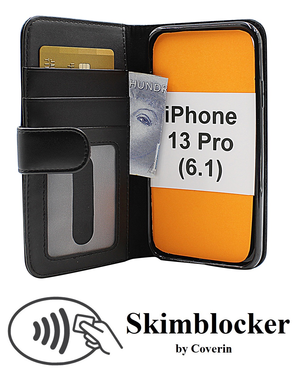CoverInSkimblocker Plnboksfodral iPhone 13 Pro (6.1)