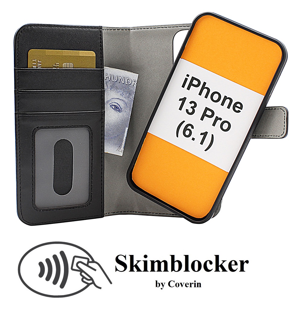 CoverInSkimblocker Magnet Fodral iPhone 13 Pro (6.1)