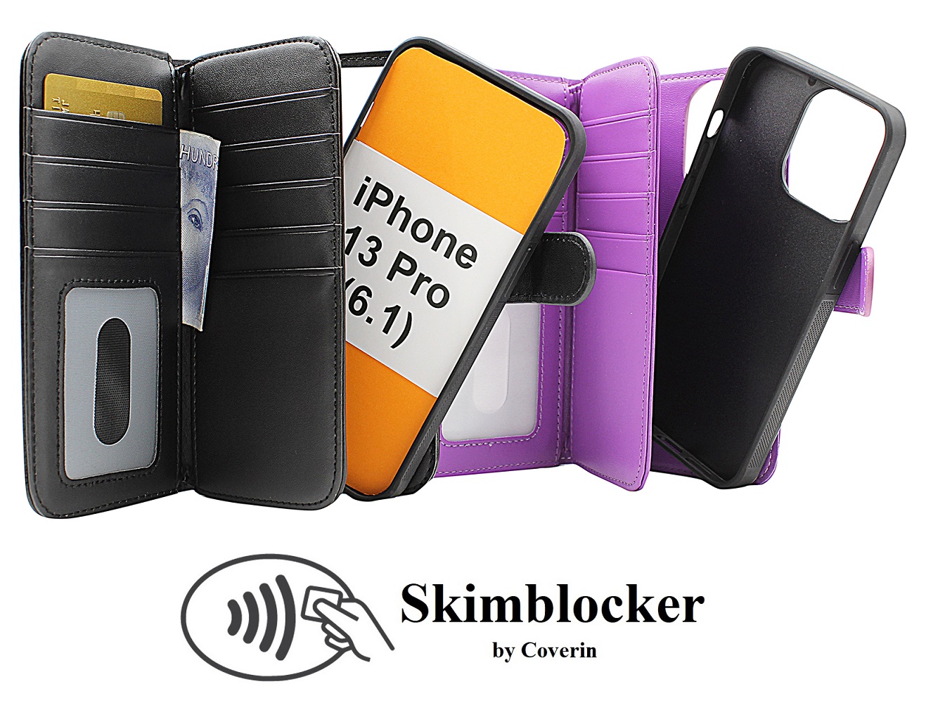 Product Image for Skimblocker XL Magnet Fodral iPhone 13 Pro (6.1)
