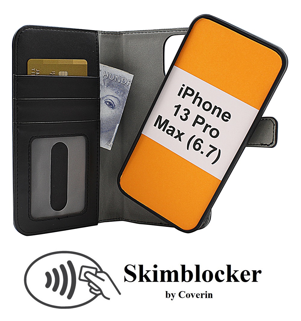 CoverInSkimblocker Magnet Fodral iPhone 13 Pro Max (6.7)