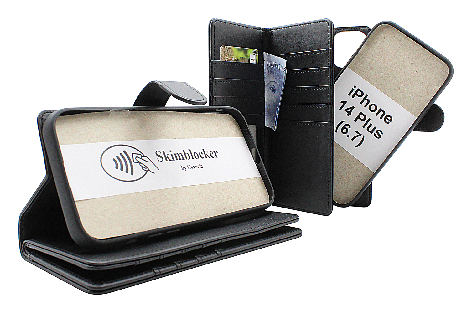 Product Image for Skimblocker iPhone 14 Plus XL Magnet Plånboksfodral