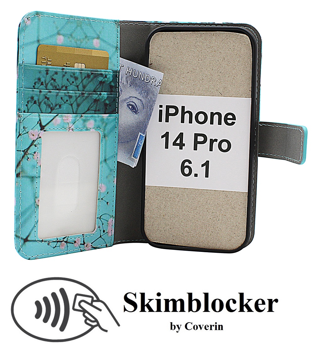 CoverInSkimblocker Magnet Designwallet iPhone 14 Pro (6.1)