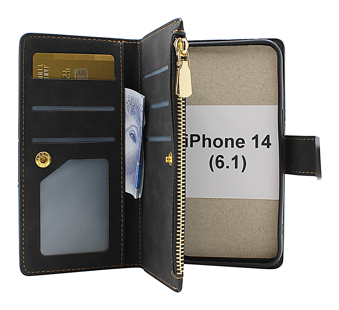 billigamobilskydd.seXL Standcase Lyxfodral iPhone 14 (6.1)