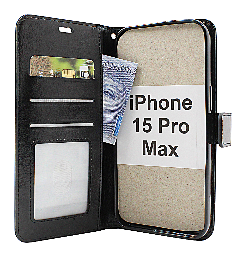 billigamobilskydd.seCrazy Horse Wallet iPhone 15 Pro Max