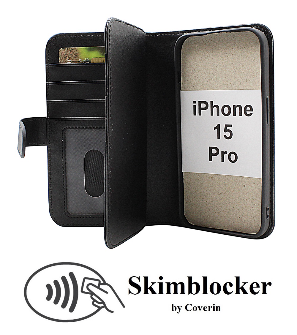 CoverInSkimblocker XL Wallet iPhone 15 Pro