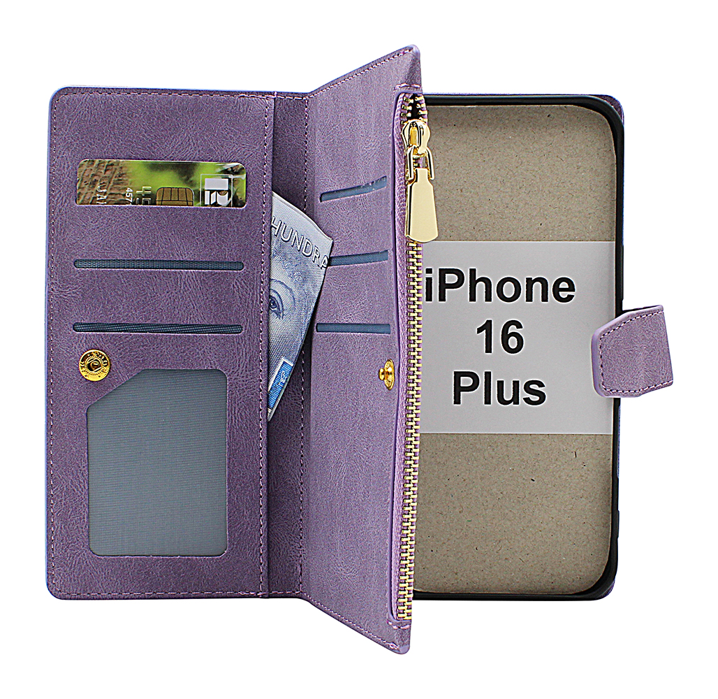 Product Image for XL iPhone 16 Plus Lyx Plånboksfodral