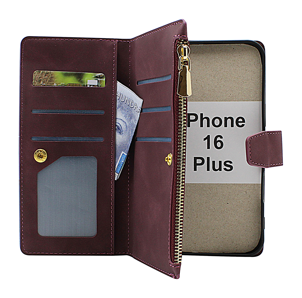 Product Image for XL iPhone 16 Plus Lyx Plånboksfodral