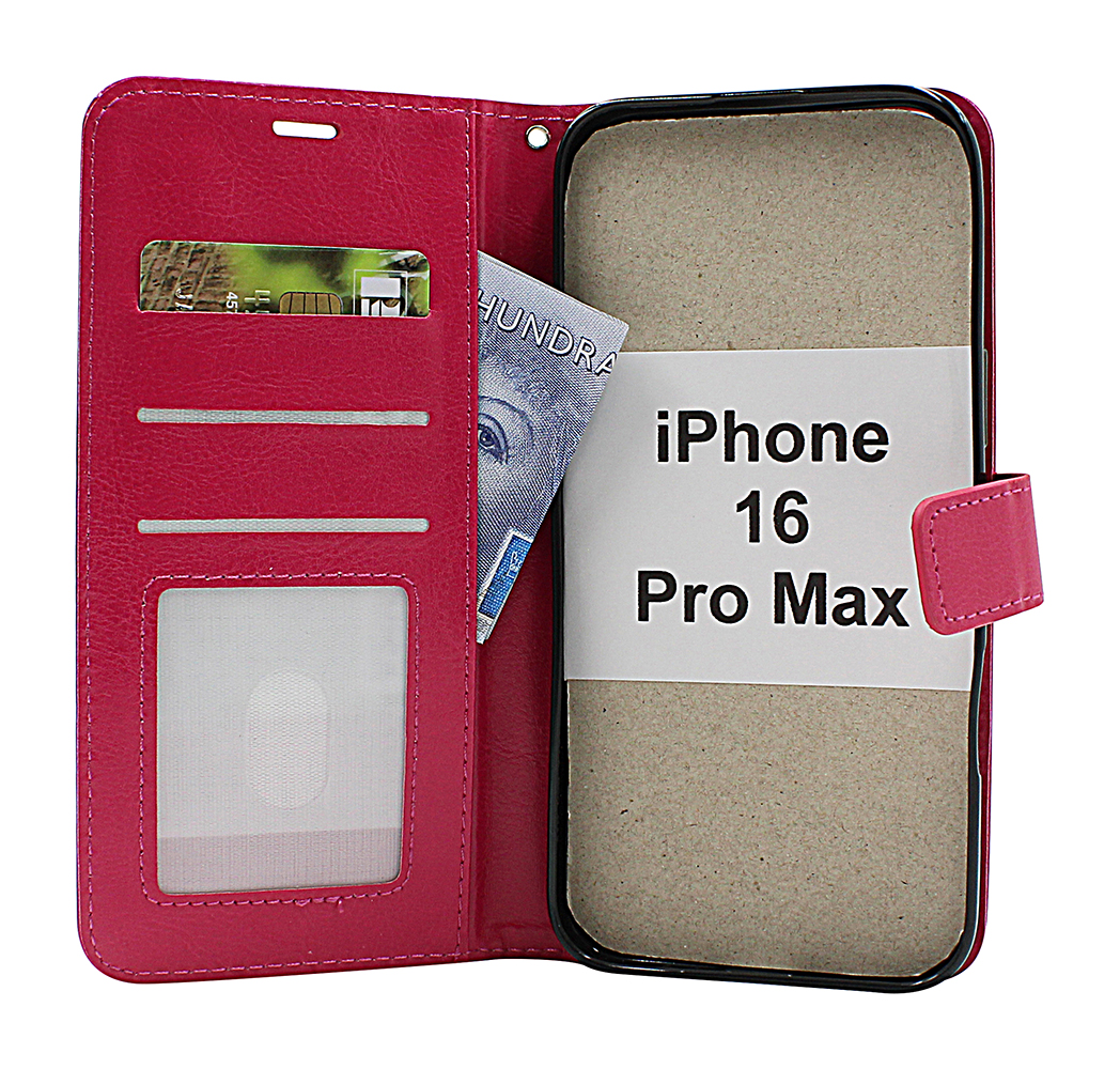 Product Image for Crazy Horse iPhone 16 Pro Max Plånboksfodral