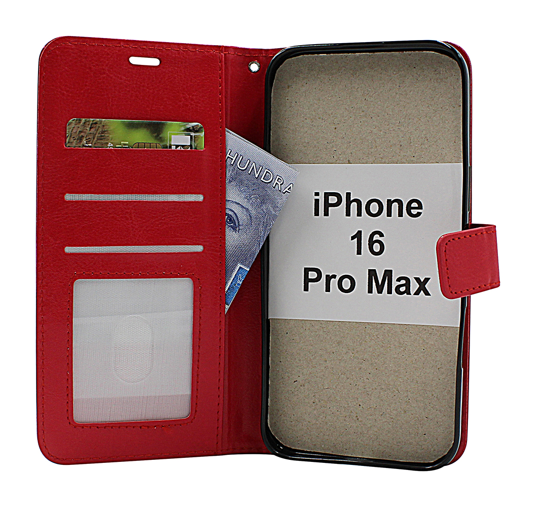 Product Image for Crazy Horse iPhone 16 Pro Max Plånboksfodral