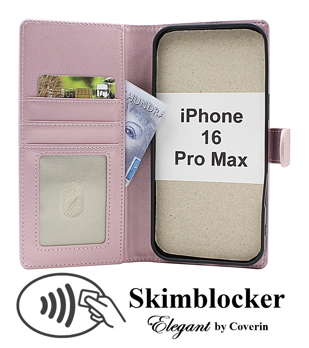 Product Image for Skimblocker iPhone 16 Pro Max Plånboksfodral