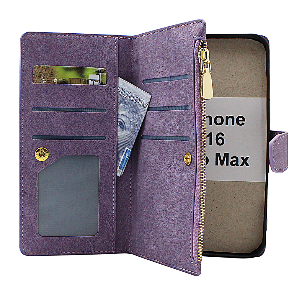 Product Image for XL iPhone 16 Pro Max Lyx Plånboksfodral