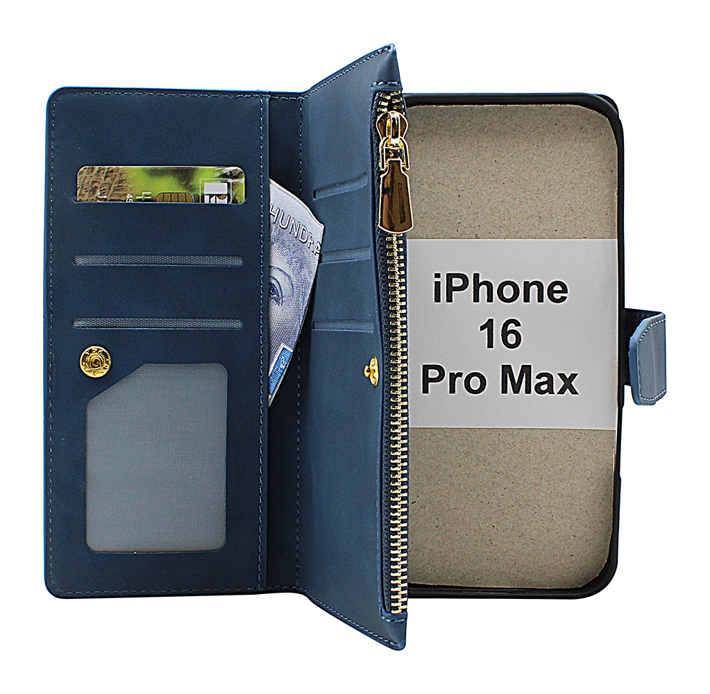 Product Image for XL iPhone 16 Pro Max Lyx Plånboksfodral