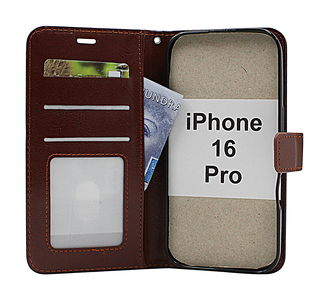 Product Image for Crazy Horse iPhone 16 Pro Plånboksfodral