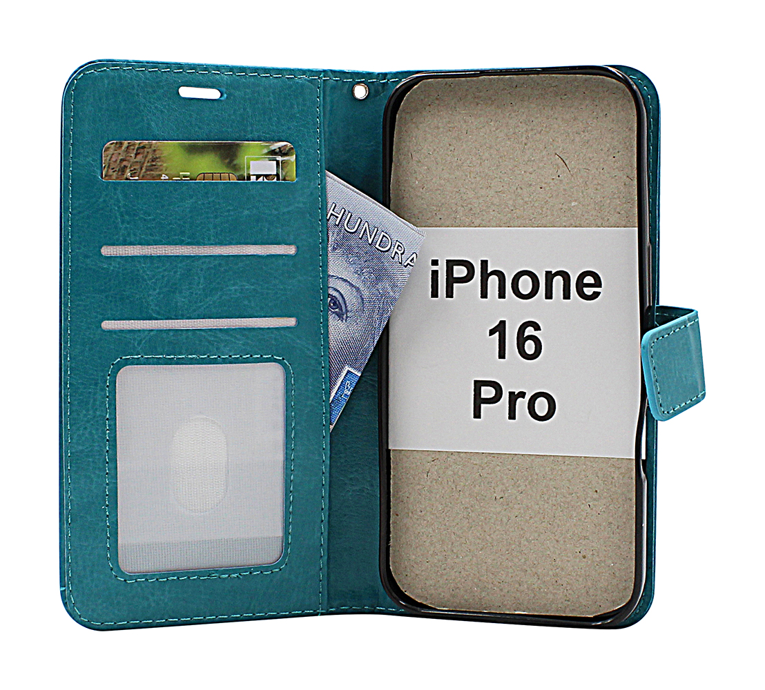 Product Image for Crazy Horse iPhone 16 Pro Plånboksfodral