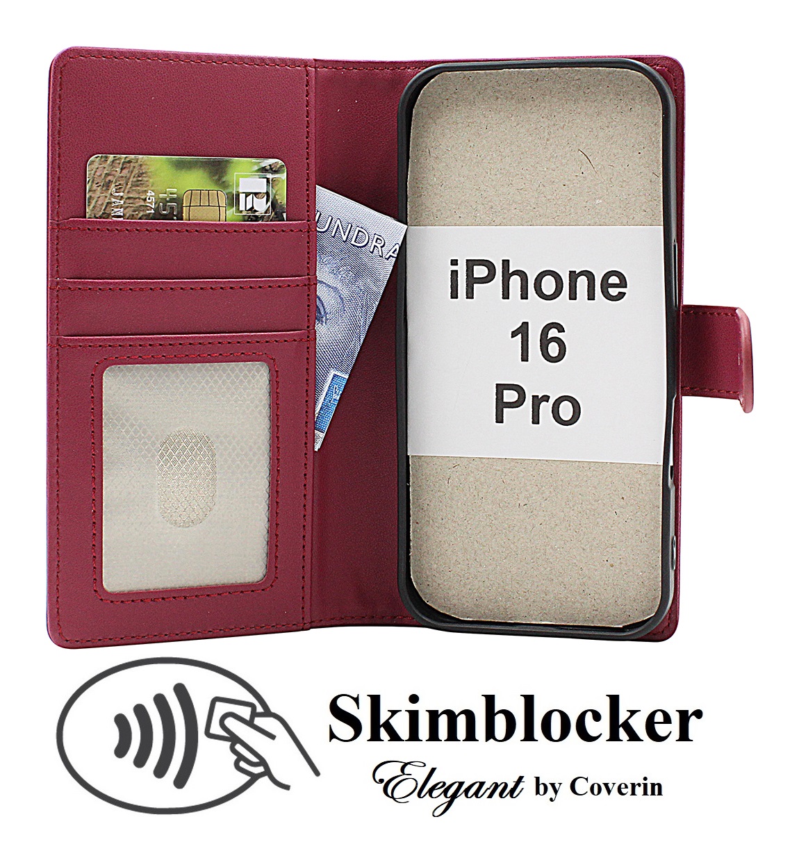 Product Image for Skimblocker iPhone 16 Pro Plånboksfodral