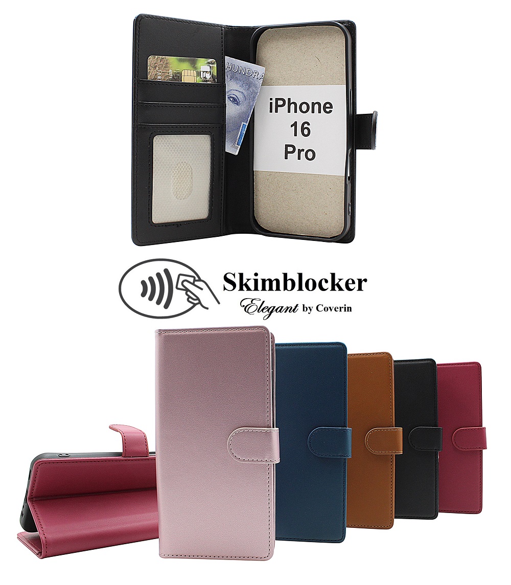Product Image for Skimblocker iPhone 16 Pro Plånboksfodral