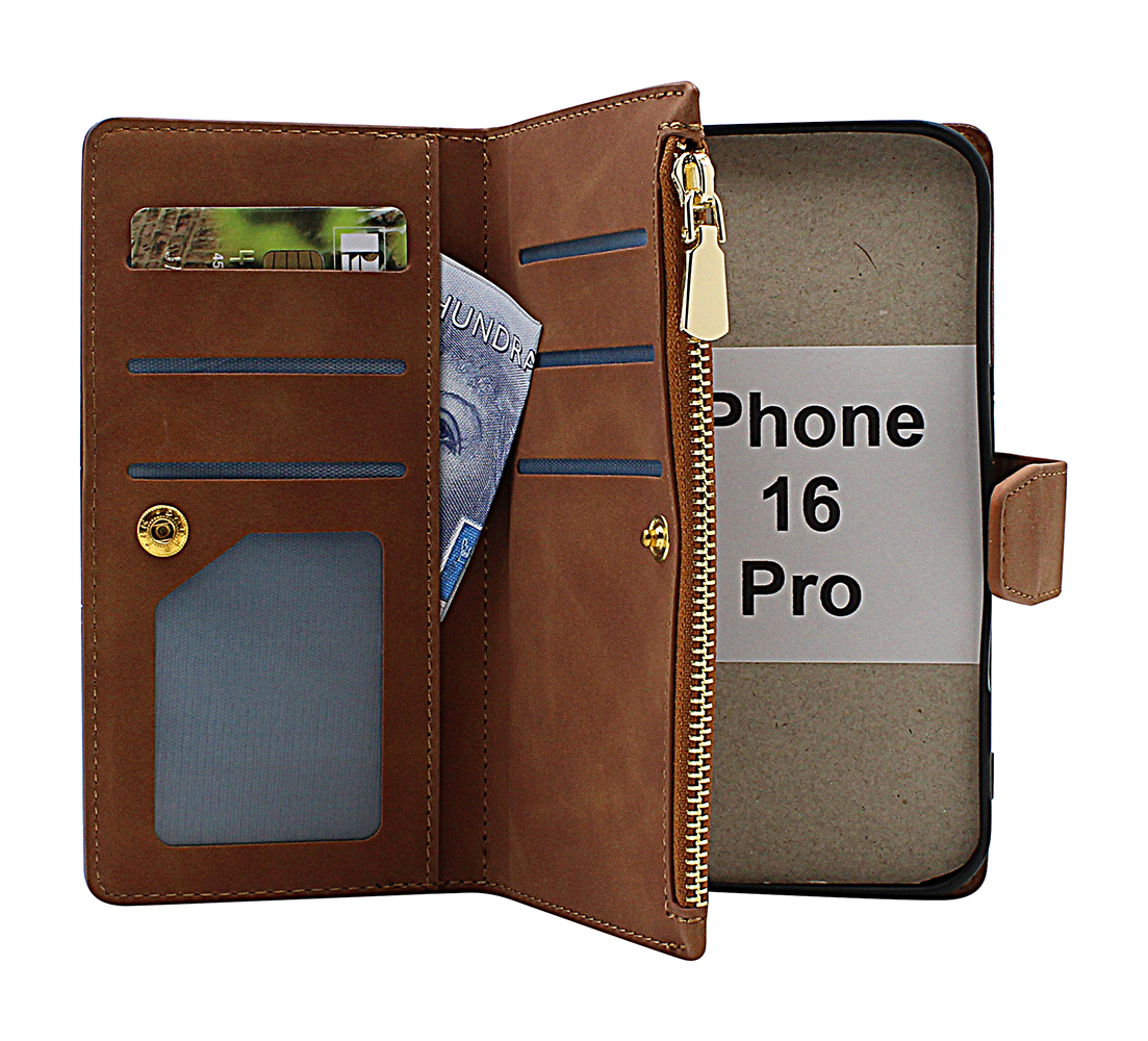 Product Image for XL iPhone 16 Pro Lyx Plånboksfodral