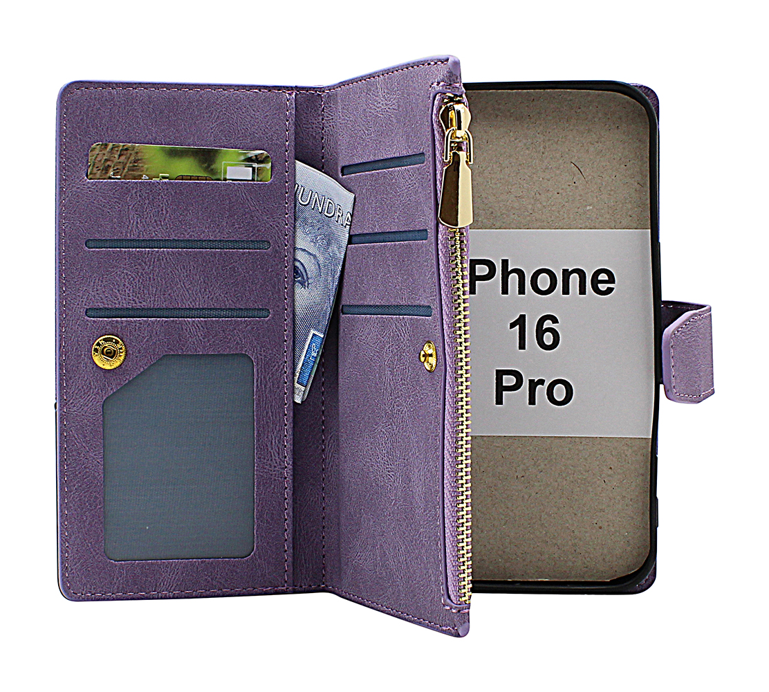 Product Image for XL iPhone 16 Pro Lyx Plånboksfodral
