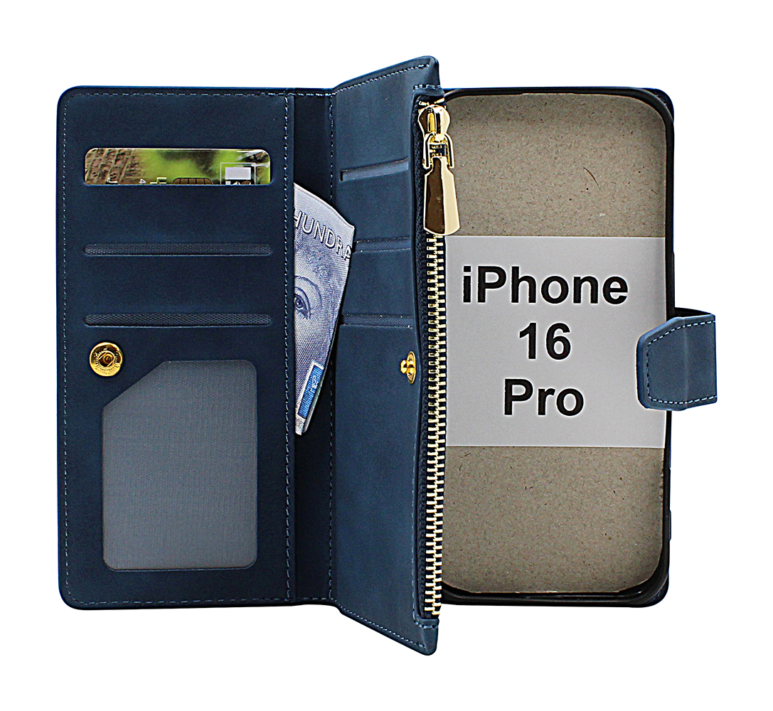 Product Image for XL iPhone 16 Pro Lyx Plånboksfodral
