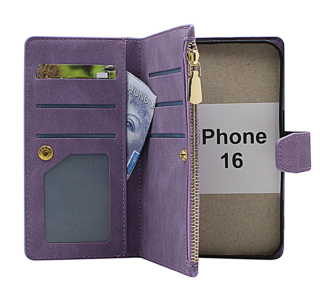 Product Image for XL iPhone 16 Lyx Plånboksfodral
