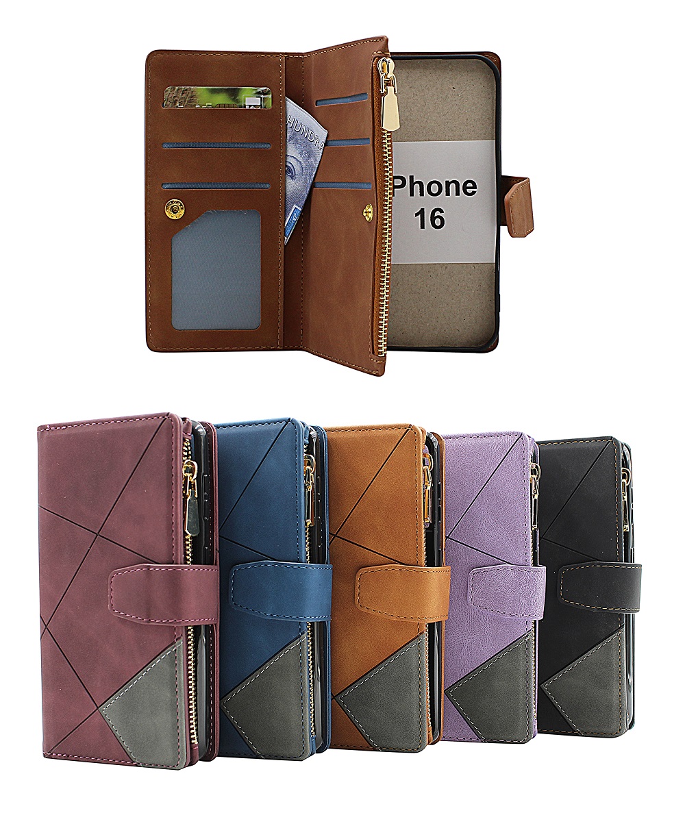 Product Image for XL iPhone 16 Lyx Plånboksfodral