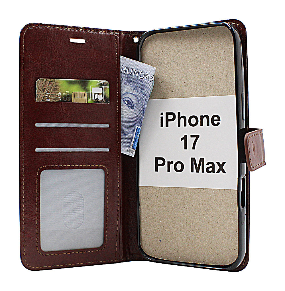 Product Image for Crazy Horse iPhone 17 Pro Max Plånboksfodral