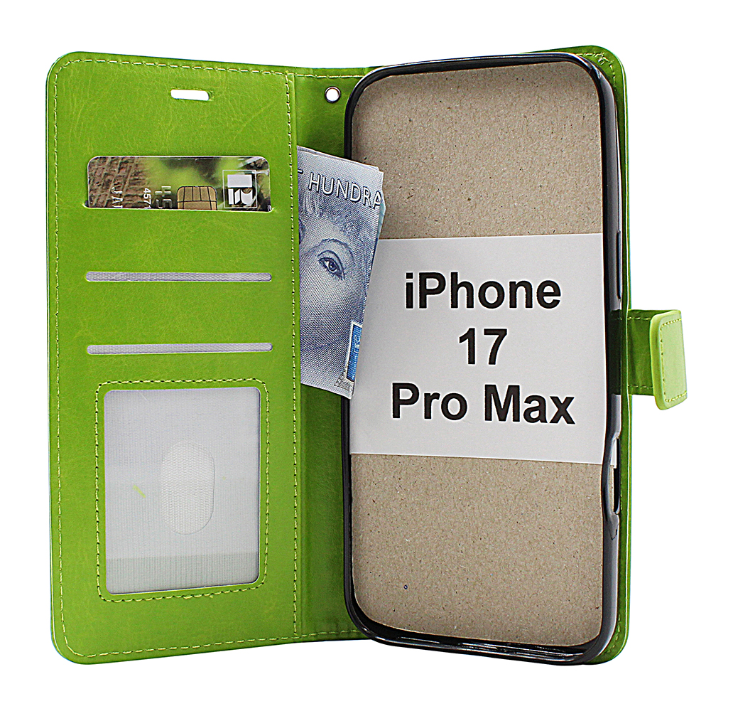 Product Image for Crazy Horse iPhone 17 Pro Max Plånboksfodral