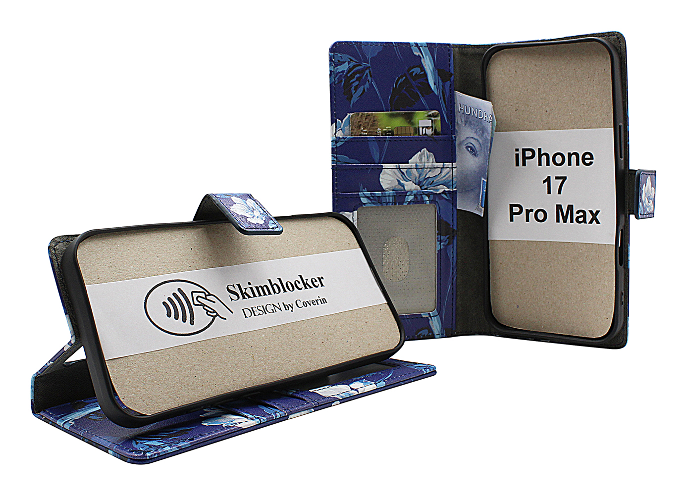 Product Image for Skimblocker iPhone 17 Pro Max Plånboksfodral Design