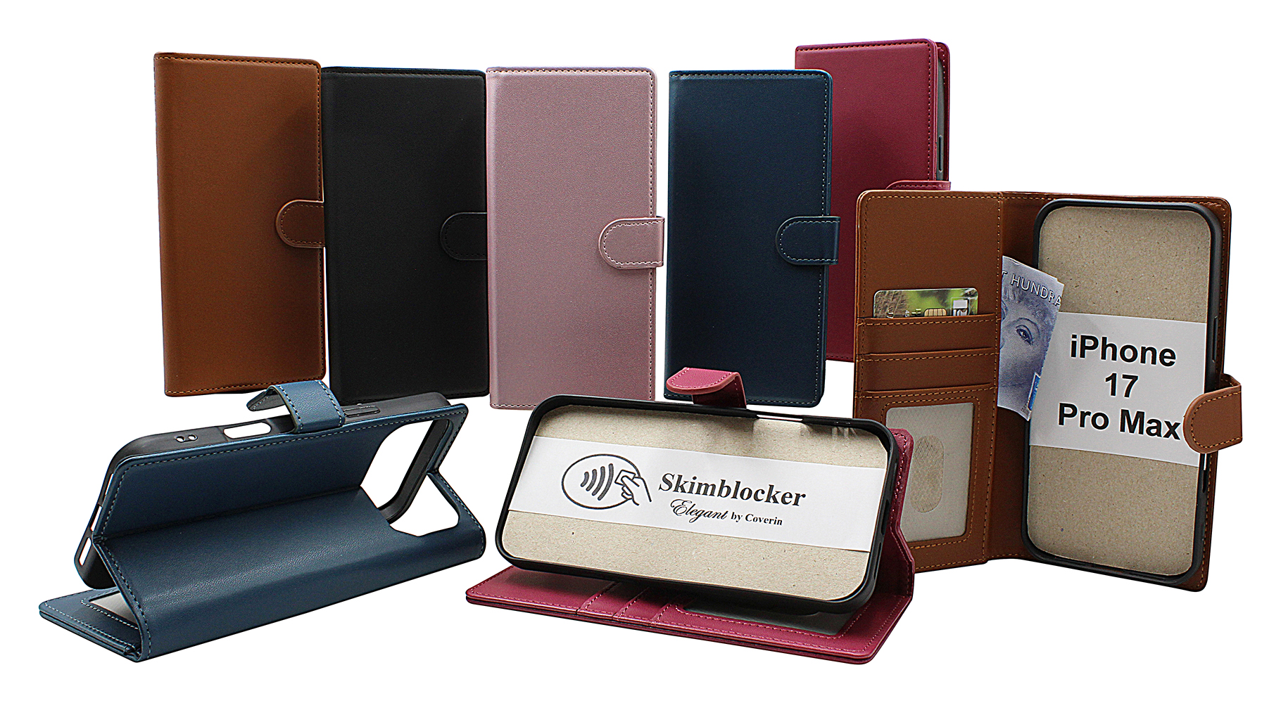 Product Image for Skimblocker iPhone 17 Pro Max Plånboksfodral