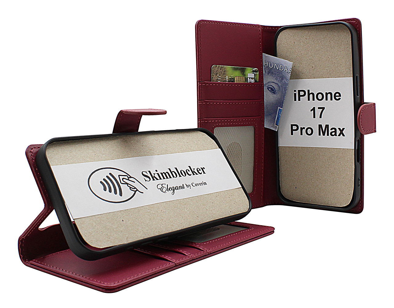 Product Image for Skimblocker iPhone 17 Pro Max Plånboksfodral