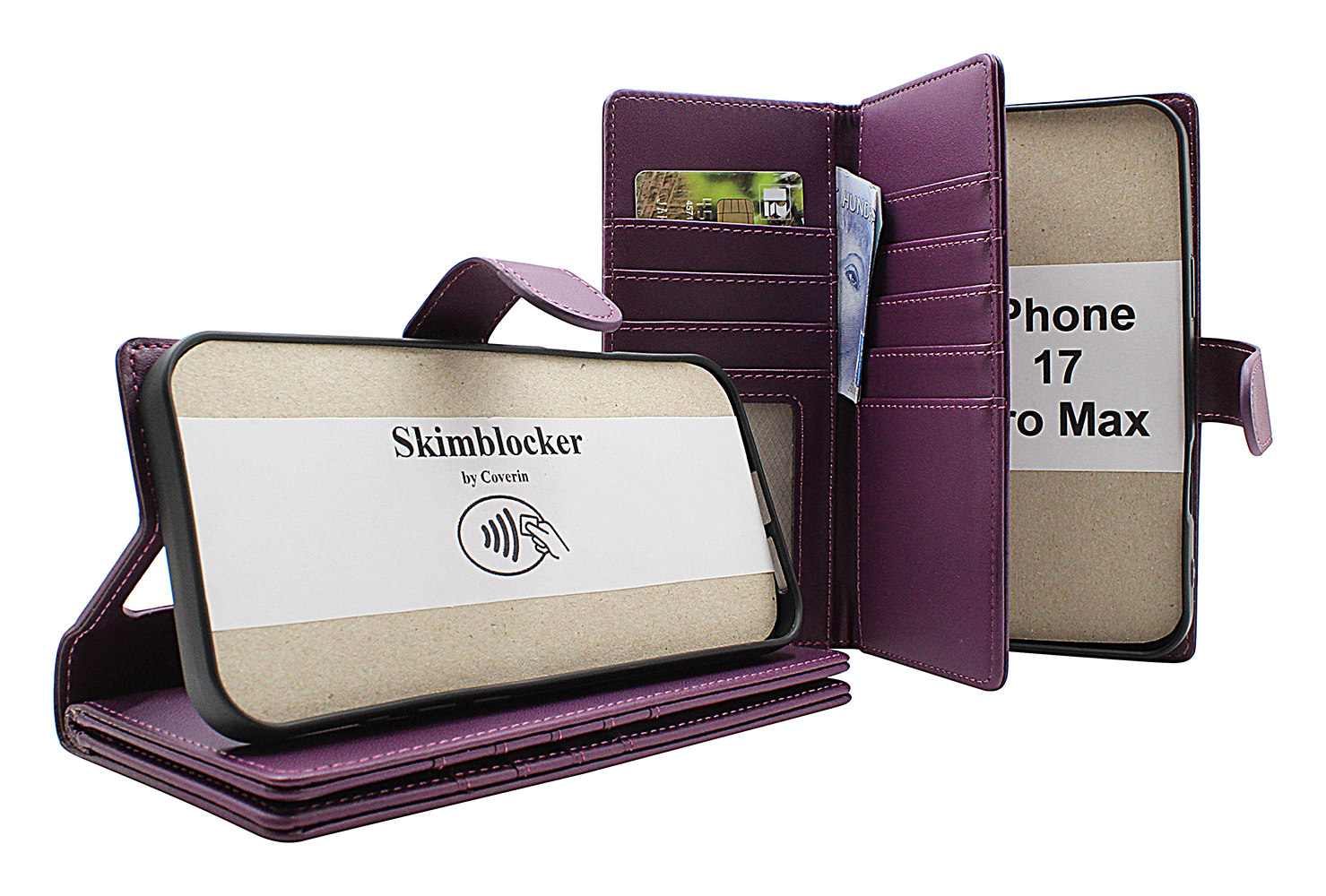 Product Image for Skimblocker iPhone 17 Pro Max XL Plånboksfodral