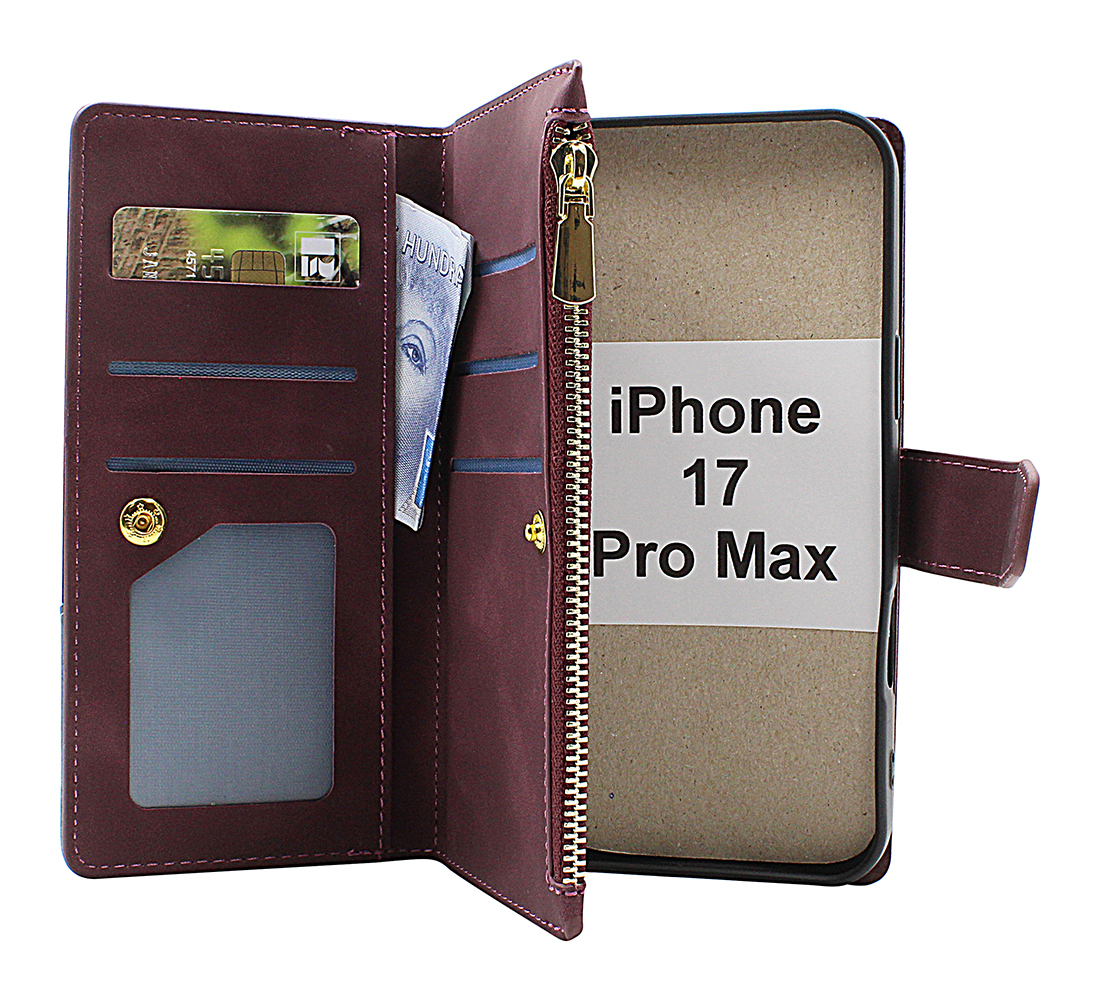 Product Image for XL iPhone 17 Pro Max Lyx Plånboksfodral