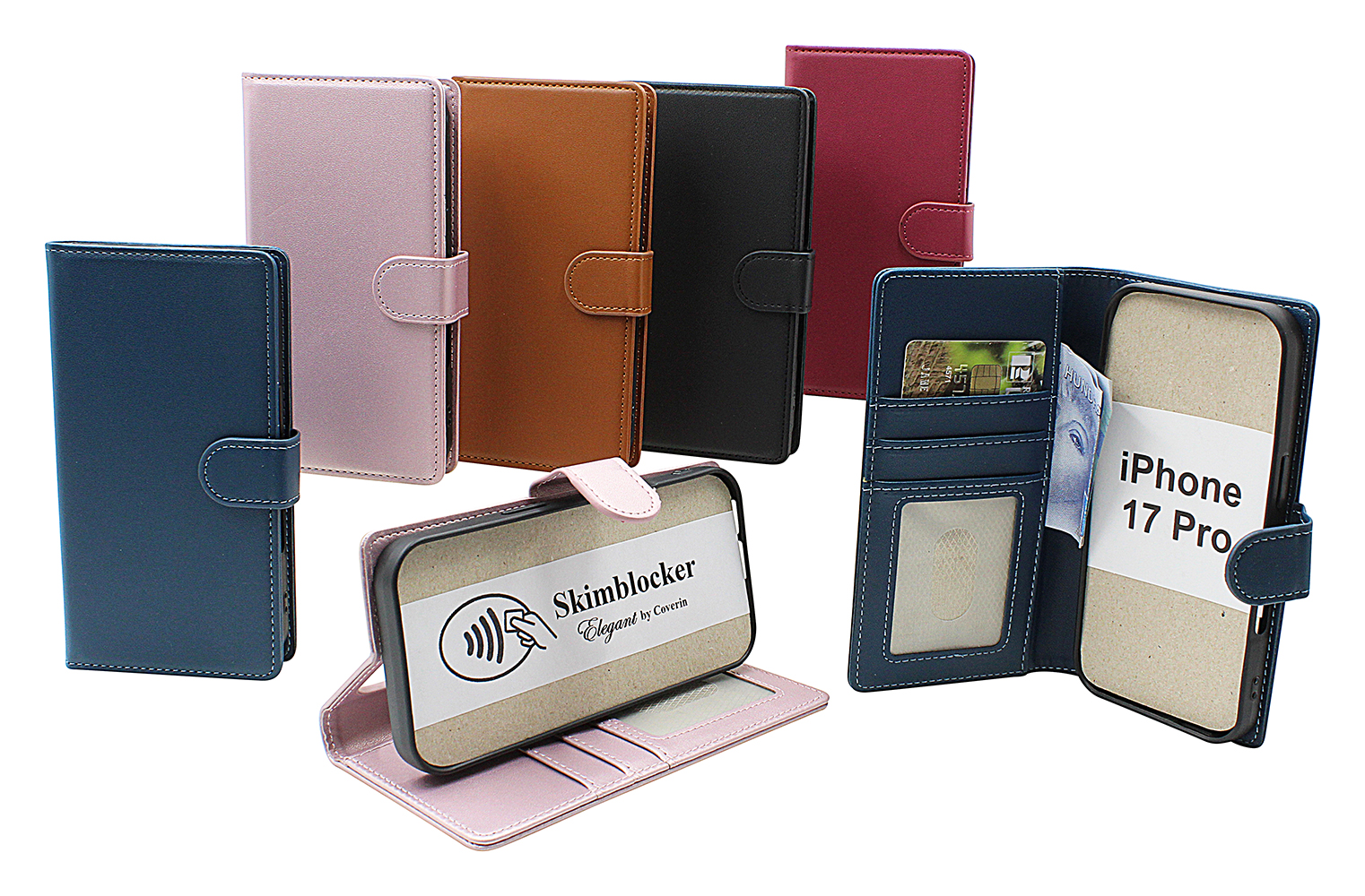 Product Image for Skimblocker iPhone 17 Pro Plånboksfodral