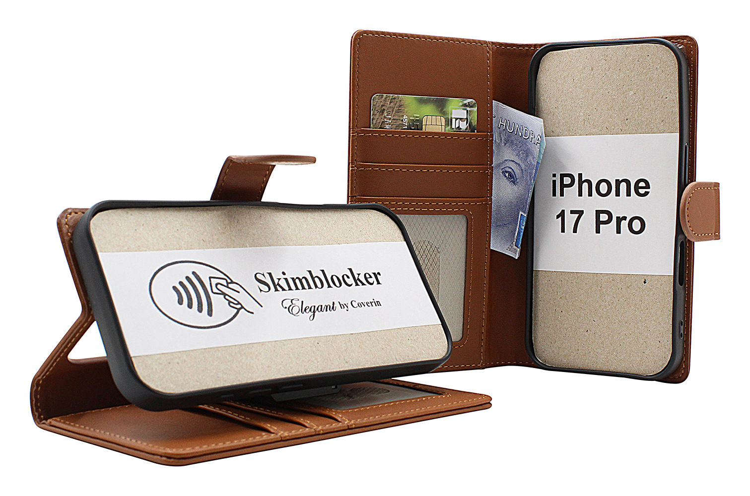 Product Image for Skimblocker iPhone 17 Pro Plånboksfodral