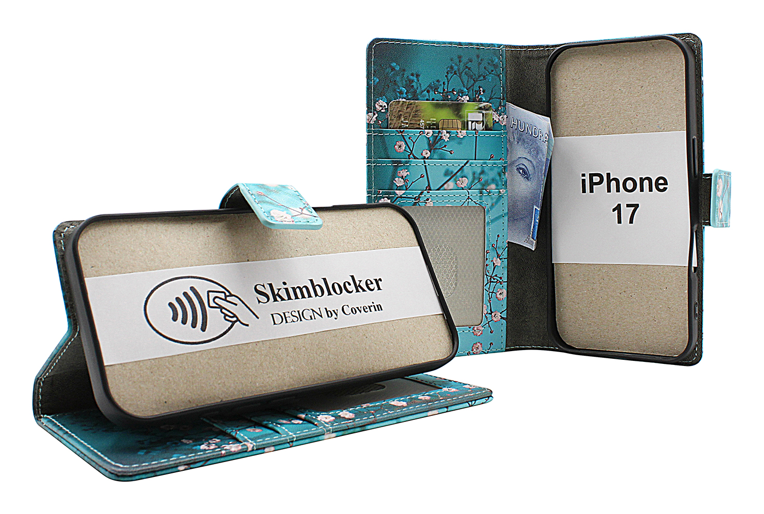 Product Image for Skimblocker iPhone 17 Plånboksfodral Design