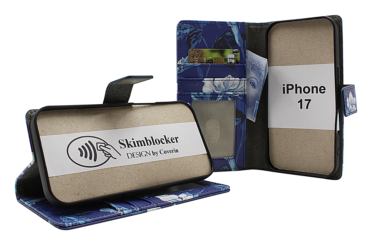 Product Image for Skimblocker iPhone 17 Plånboksfodral Design