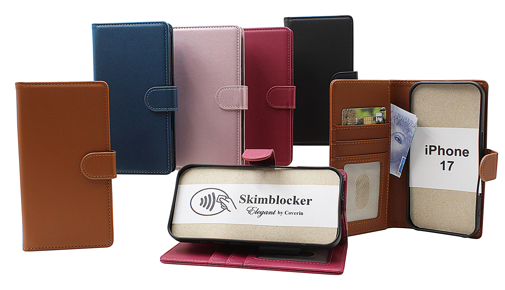 Product Image for Skimblocker iPhone 17 Plånboksfodral