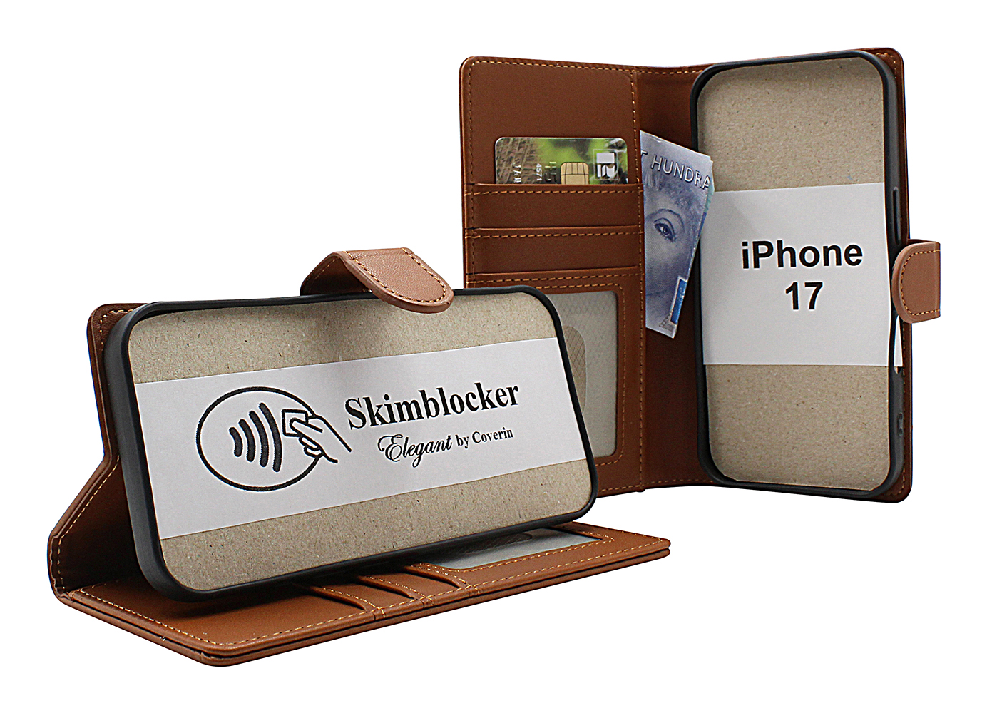 Product Image for Skimblocker iPhone 17 Plånboksfodral