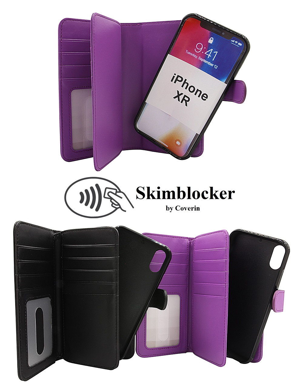 CoverInSkimblocker XL Magnet Fodral iPhone XR
