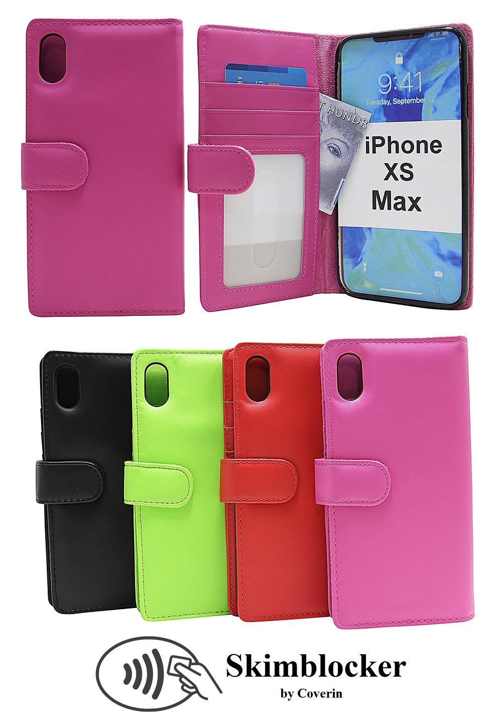 CoverInSkimblocker Plnboksfodral iPhone Xs Max
